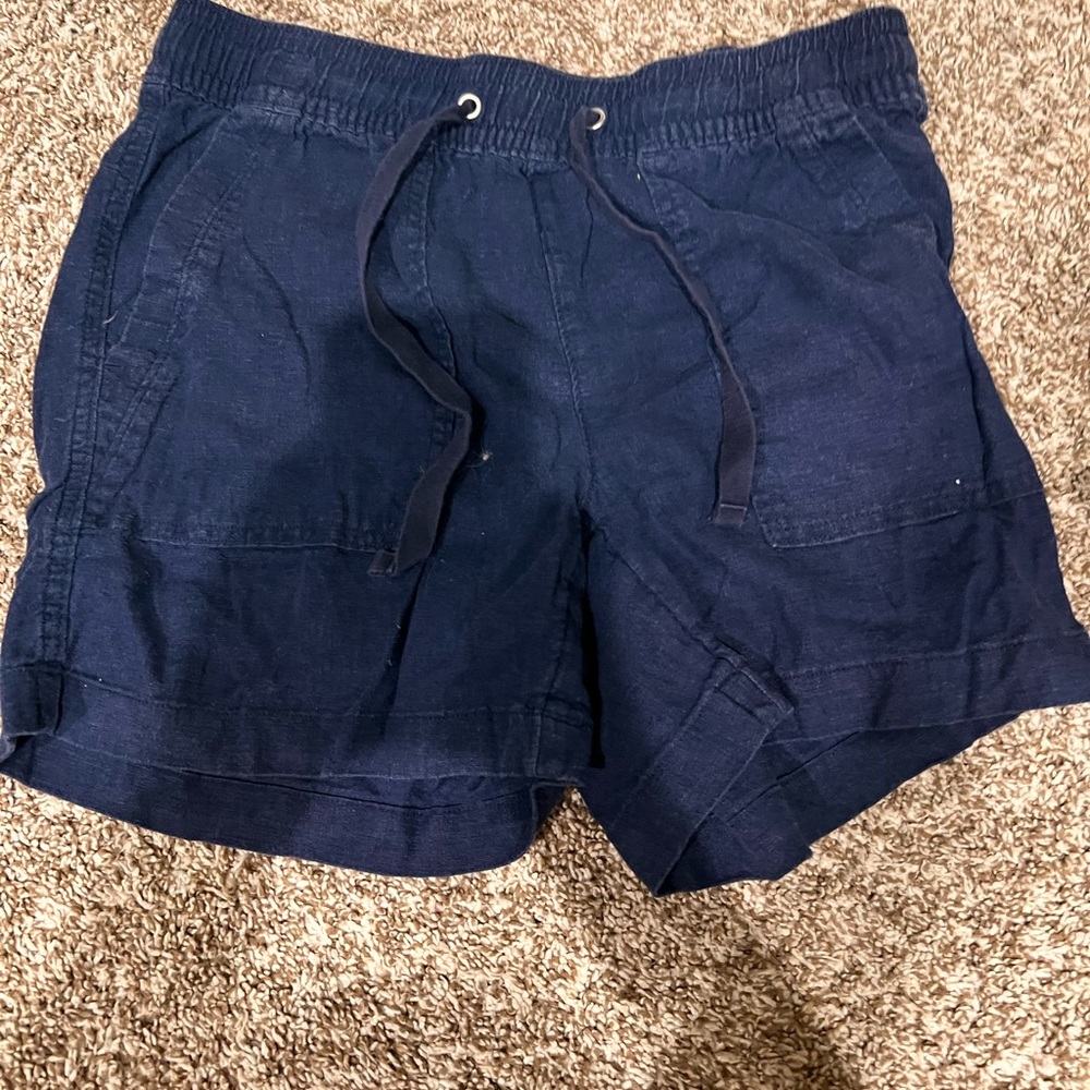 Nautica Blue Athletic Girl Shorts with Elastic Waistband